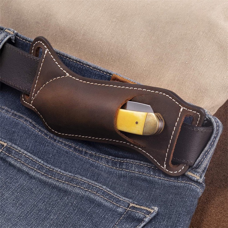Edc Carry Pouch - Skórzana kabura/pokrowiec na nóż EDC do